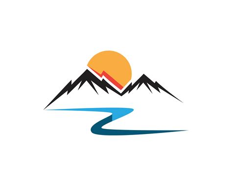 Minimalist Landscape Mountain logo design inspirations 596253 Vector Art at Vecteezy