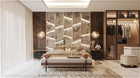 5 Modern & Luxurious Bedroom Interiors - Carpentry Singapore