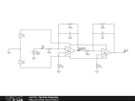 integrator circuit diagram - Circuit Diagram