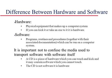 Difference Between Software and Hardware