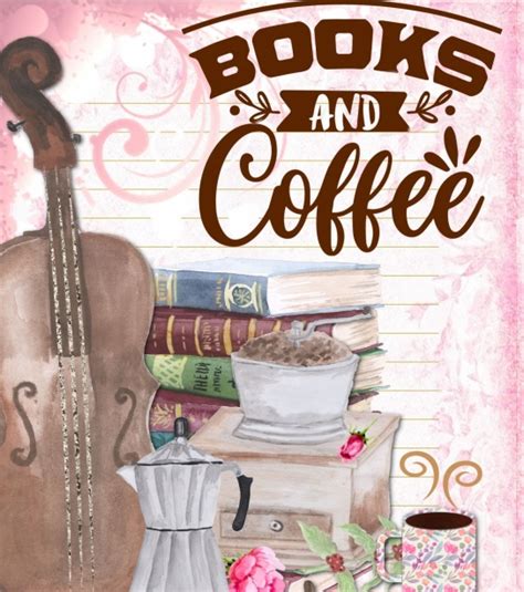 Vintage Coffee And Books Poster Free Stock Photo - Public Domain Pictures