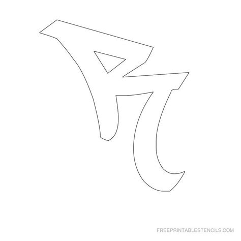 Graffiti Letter Stencils Printable 2021 | lovechipndale