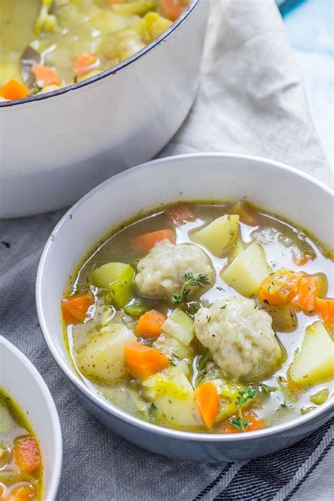 Vegetable Soup with Vegetarian Dumplings • The Cook Report