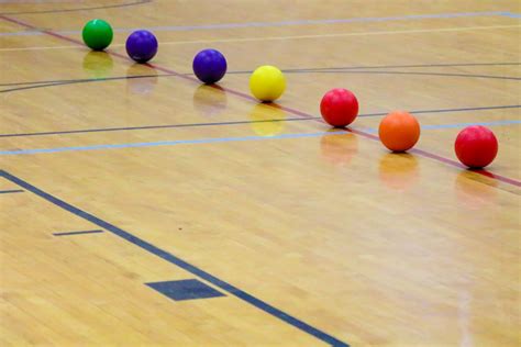 Dodgeballs on sport court | Sport Court of Pittsburgh