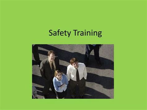 PPT - Safety Training PowerPoint Presentation, free download - ID:6703033