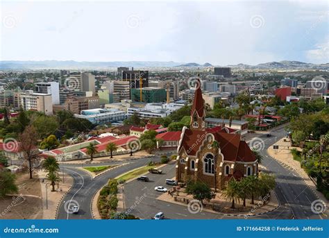 Windhoek, Namibia`s Capital City Stock Photo - Image of capital, church: 171664258