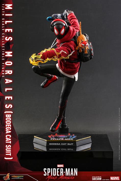 Slideshow: Marvel's Spider-Man: Miles Morales Bodega Cat Suit Figure From Hot Toys