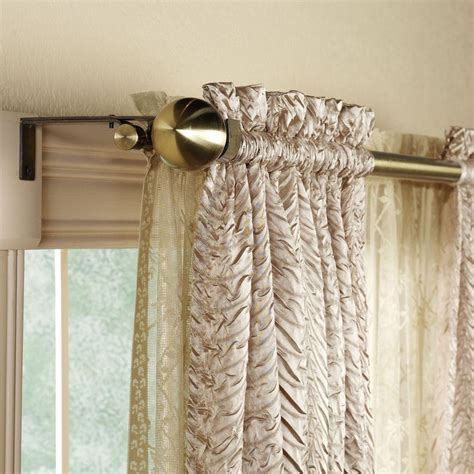 Double Bay Window Curtain Pole - windowcurtain