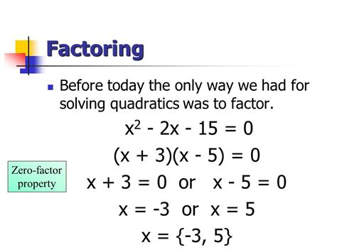 Solving A Quadratic Equation By Factoring - A Plus Topper