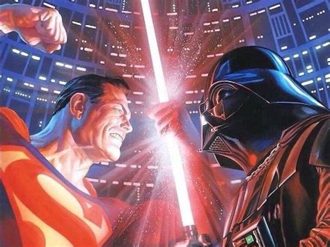 Superman vs. Darth Vader (drawn by Alex Ross) : r/superman