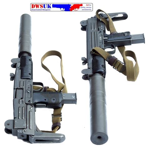 Silenced Israeli Uzi 9mm SMG & Accessories - DWSUK