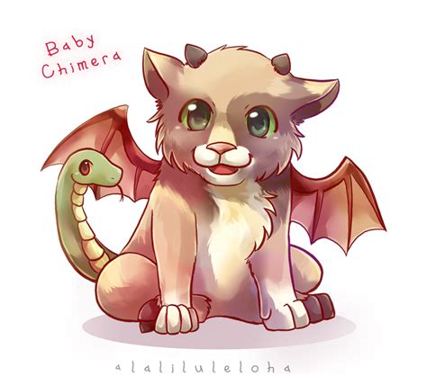 Myth Creature Babies - Chimera by lalaliluleloha on DeviantArt