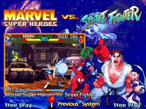 Marvel Super Heroes vs. Street Fighter (Arcade) - YouTube