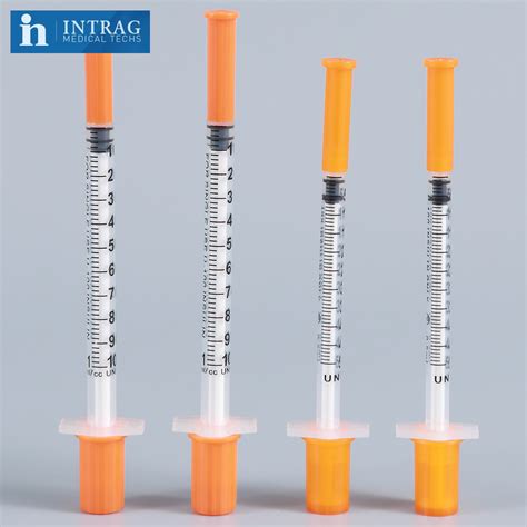 Sterile Disposable Insulin Syringes U-100 (1ml, 0.5ml, 0.3ml) - China Insulin Syringe and Syringe