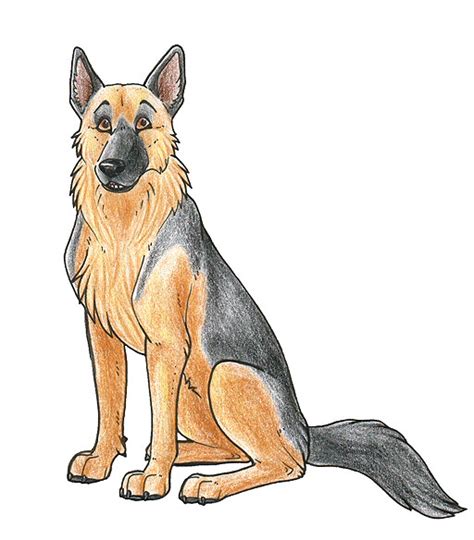 Dog Sitting Down Drawing at GetDrawings | Free download