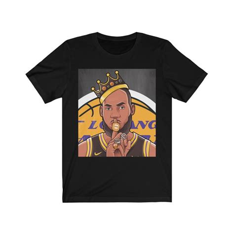 King Lebron James NBA LA Lakers Championship Rings Unisex Jersey Short Sleeve Tee - Etsy