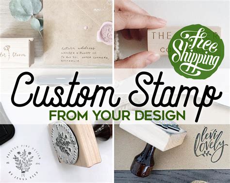 Custom Logo Stamp, Custom Rubber Stamp, Business Logo Stamp, Personali – SayaBell Stamps