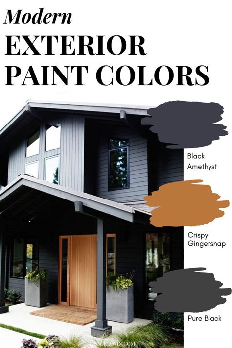 Modern Exterior Paint Colors | Home exterior makeover, House exterior, Modern exterior