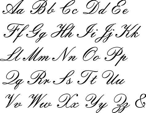 Printable Fancy Cursive Letters - Having said that, it doesn't. - Just go Inalong