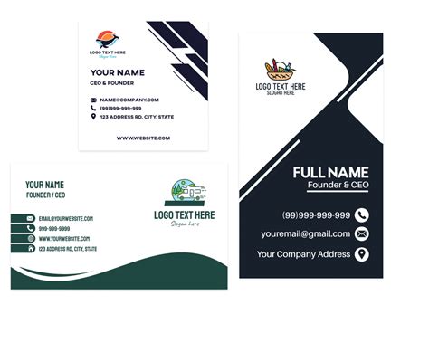 Business card template png simple flux design free download - mopaminder