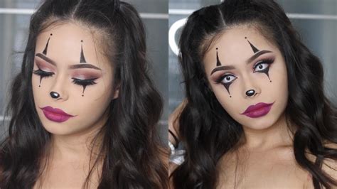 Easy Clown Halloween Makeup Tutorial - YouTube