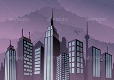 27 Cityscapes and Buildings–Comic Book ideas | cityscape, city drawing, city cartoon