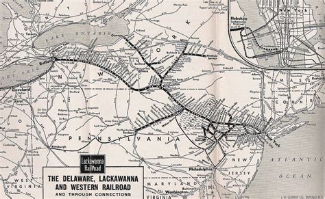 Delaware Lackawanna Railroad Map - Tour Map