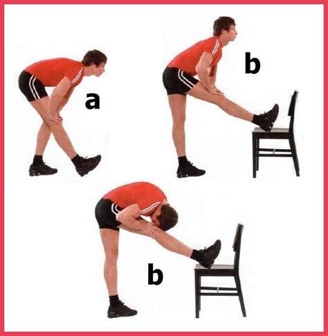 Hamstring Stretches Diagram