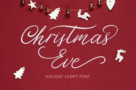 Christmas Eve. Holiday Script font. By Dollar Bill | TheHungryJPEG