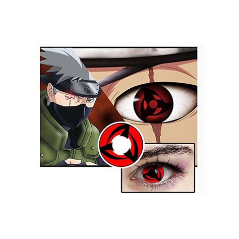 Buy Anime Store Naruto Uchiha Madara Itachi Sharingan Cosplay Prop Eyes Contact Lenses (A ...