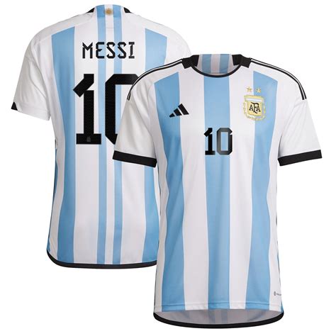 Lionel Messi Argentina National Team adidas 2022/23 Home Replica Player Jersey - White ...