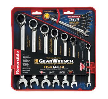 GearWrench 9533 - 8-Piece SAE Offset Reversible Ratcheting W