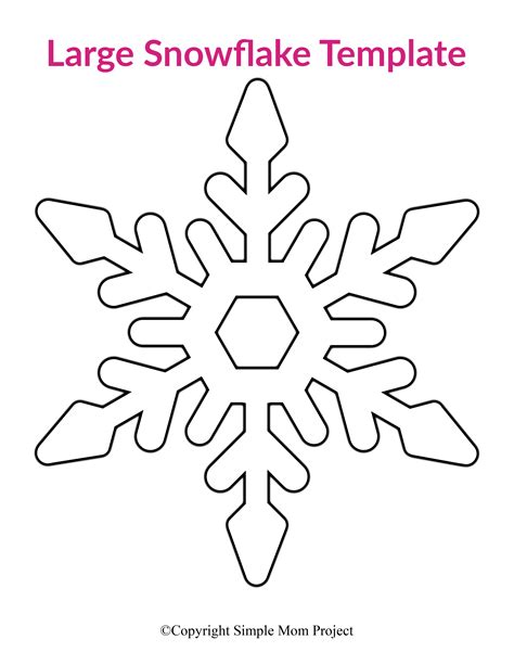 Free Printable Snowflake Templates