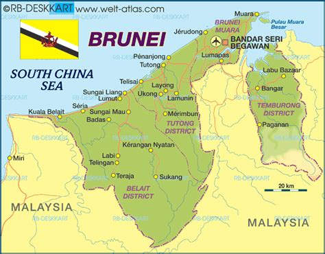 Brunei Map