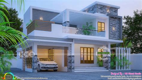 4 BHK stunning 2182 square feet home design | Bungalow house design, House plans mansion, House ...