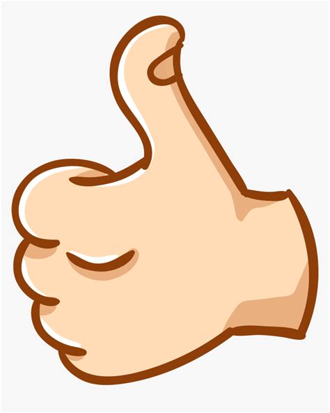 Thumbs Up Sticker Png, Transparent Png - kindpng