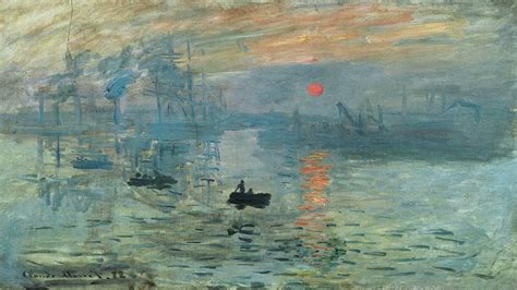 Animated story of the Impression, Sunrise painting by Claude Monet - YouTube