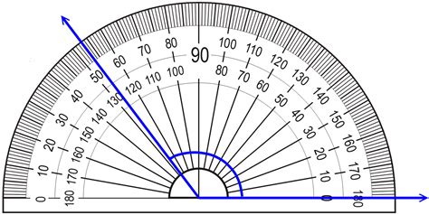 Measuring angles with a protractor - lesson & video