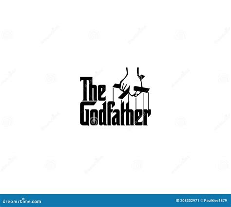 The Godfather Logo Editorial Illustrative on White Background Editorial Photo - Illustration of ...