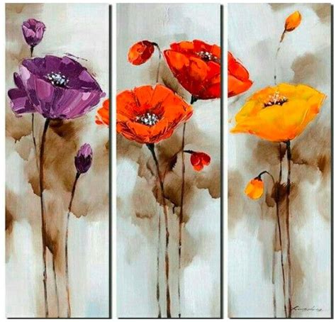 Beautiful Flower Paintings, Acrylic Flower Painting, Abstract Flower P – Grace Painting Crafts