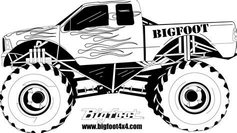 Monster Truck #141293 (Transportation) – Free Printable Coloring Pages