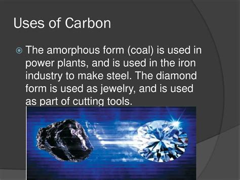 PPT - carbon is a Group 14 element and is distributed very widely in nature. Clint Sanderson ...