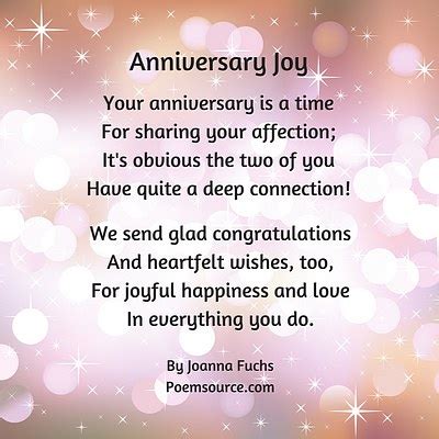 Anniversary Poems: Show You Remember and Care