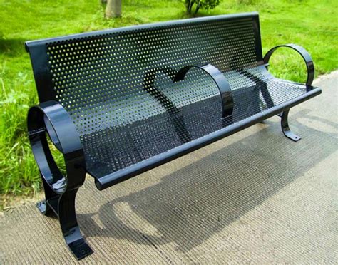 Commercial Metal Park Bench / SPB-009 - Sunperk