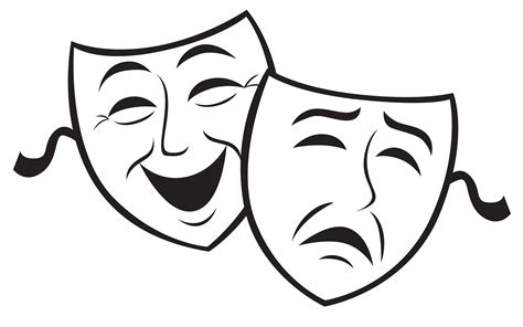 Comedy And Tragedy Masks Images - Cliparts.co