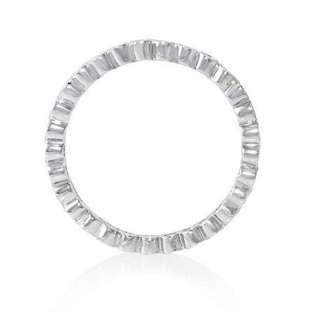 .23ct Diamond Antique 18k White Gold Eternity Ring