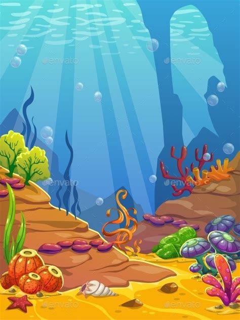 Cartoon Underwater Background