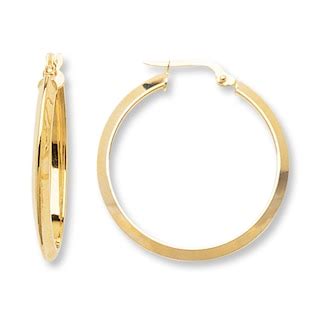 Hoop Earrings 14K Yellow gold | Kay