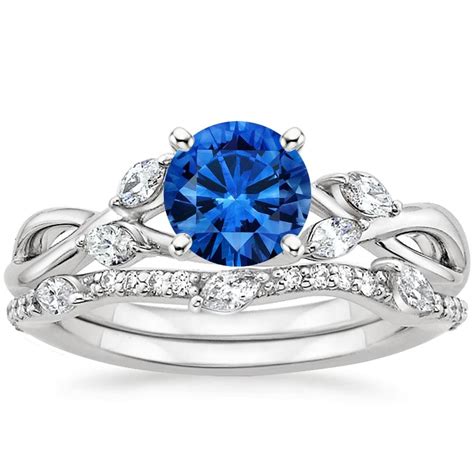 DIAMOND AND SAPPHIRE ENGAGEMENT RING - Perhanda Fasa