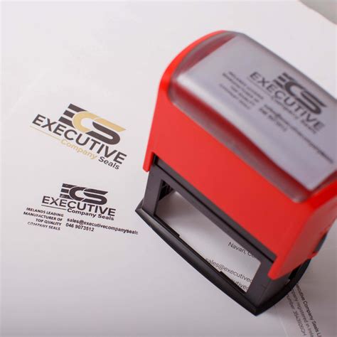 Self-Inking Rubber Stamps - Executive Company Seals